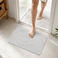 thumbnail image 6 of Non Slip Bath Mat for Shower Quick Dry Diatomaceous Earth Bath Mat for Tub Bathroom Floor Mat for Entryway 16 X 24 Inch Dark Gray, 6 of 8