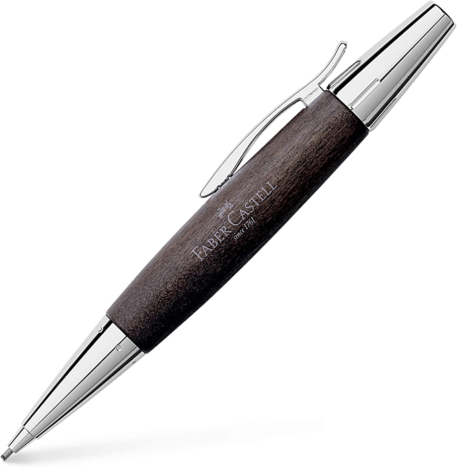 Propelling Pencil E-motion Pearwood/Chrome Black