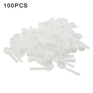 50/100Pc 5G White Plastic Measuring Spoon Gram Scoop Food Baking Medicine  Powder