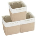 thumbnail image 6 of 1Pcs Cube Storage Bins Fabric Storage Organizer Bins Foldable Cube Storage Baskets with Sturdy Carry Handles Storage Baskets for Home Organizer (11.8 x 11.8 Inch ), 6 of 9