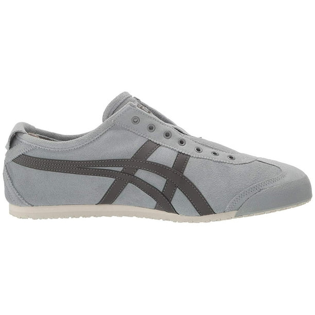 Onitsuka Tiger Mexico 66 Slip On Stone Grey Dark Sepia Walmart Com Walmart Com