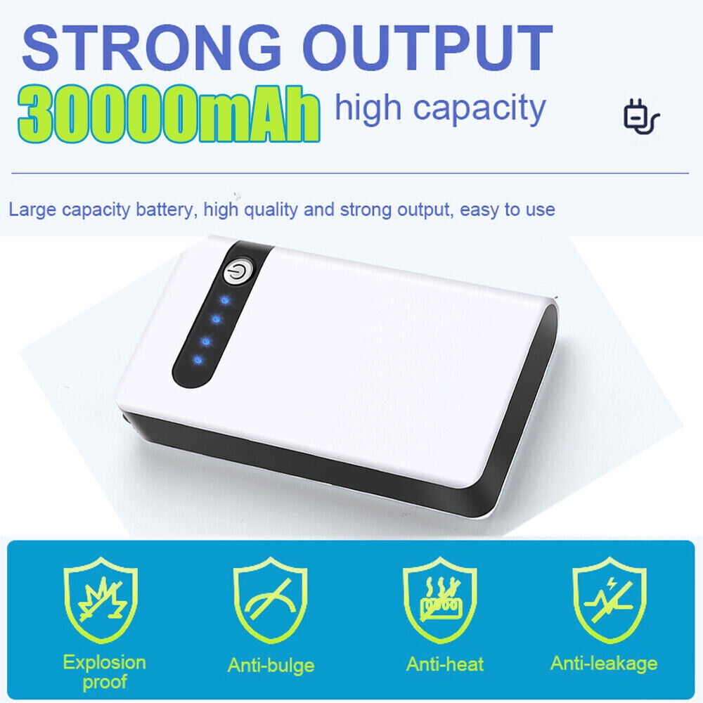Portable 30000mAh Car Jump Starter Booster Jumper Box Power Bank Battery Charger