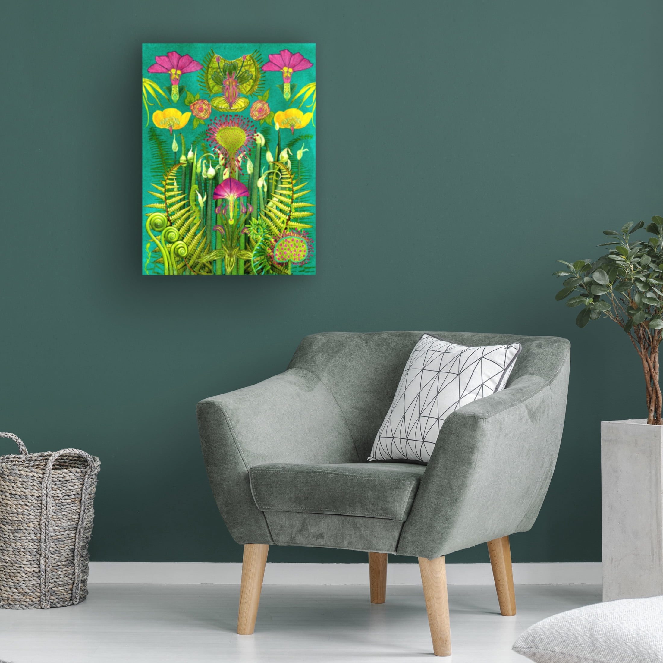 Trademark Fine Art giovanna nicolo Electric Meadow Canvas Wall Art