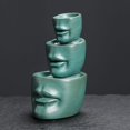 thumbnail image 5 of 1pc European Style Ceramic Backflow Incense Burner with 3 Faces, Home Decor Gift (Without Incense), 5 of 8