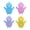 Multicolor, variant on Easter Chicken Tableware Utensil Holder Bag 4-Piece Set Multicolor Cutlery Pouch for Party Dining Spring Decoration Gift Idea