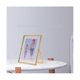 thumbnail image 4 of Gold Floating Picture Frame Set Of 2, Gift Metal Glass Photo Frames, For Tabletop Display Verticall G, 4 of 5