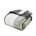 thumbnail image 4 of Mainstays Teddy Fleece Throw Blanket Griffin Plaid, 4 of 7