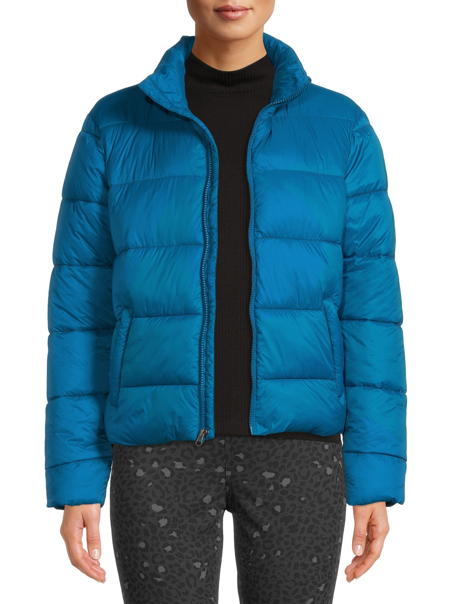 Time and Tru Women's and Plus Puffer Jacket