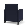 thumbnail image 3 of Siena Lounge Lobby Reception Waiting Guest Chair / Black Steel Legs / Navy Blue, 3 of 5