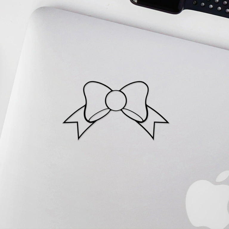 Vinyl Bow Stickers 