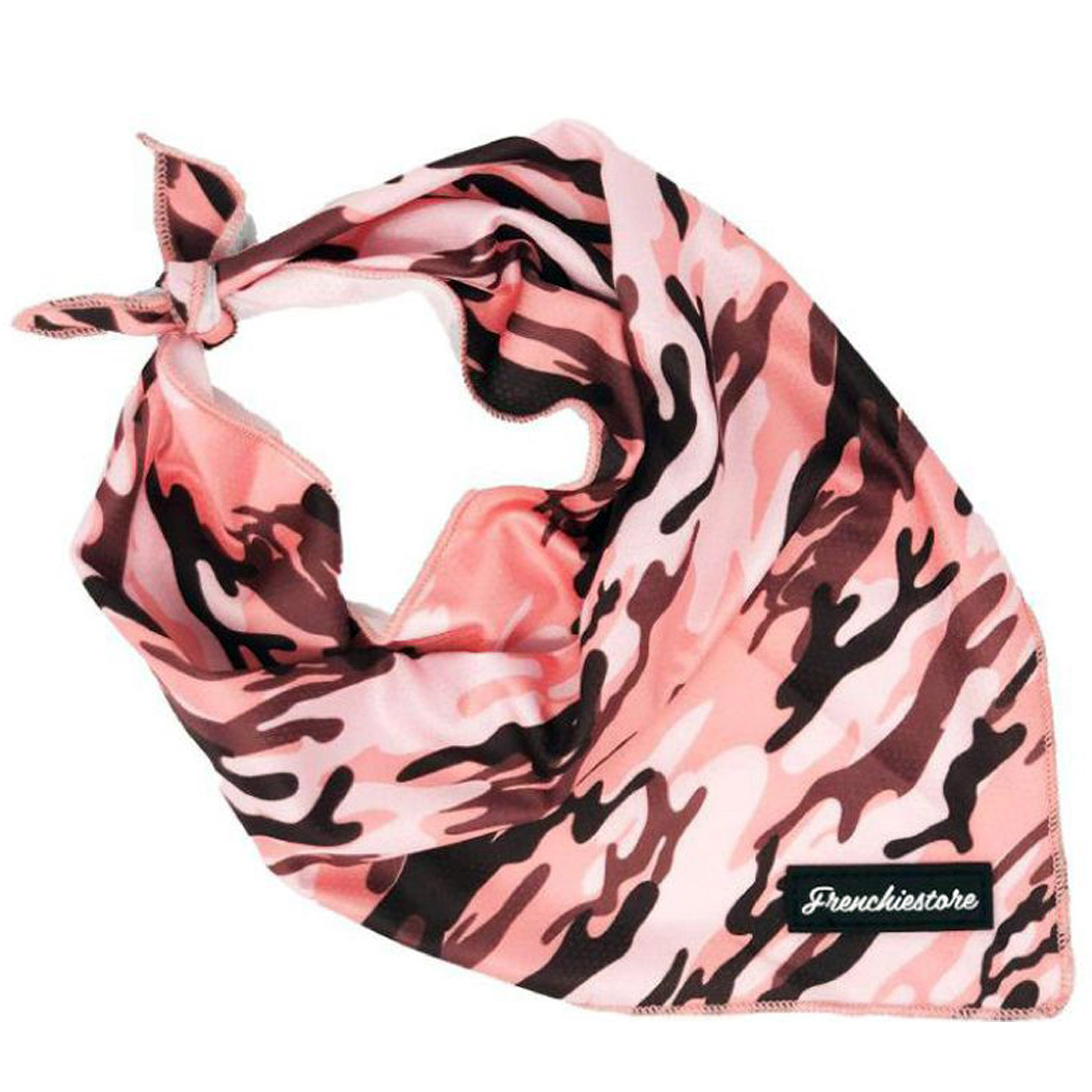Frenchiestore Dog Cooling Bandana Pink Ultimate Camo