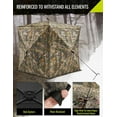 TIDEWE Hunting Blind See Through with Carrying Bag, 23 Person Pop Up