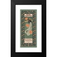 thumbnail image 2 of Will Bradley 13x24 Black Modern Framed Museum Art Print Titled - Whiting's Ledger Papers (1895), 2 of 5
