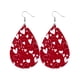 thumbnail image 1 of sweethay Pendientes de cuero con purpurina, gota de agua, colgante para el oído, joyería exagerada para el Día de San Valentín, pendiente colgante Ropa, zapatos y accesorios Miscelánea Tipo 2 sweethay AP010056-02, 1 of 6