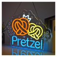 thumbnail image 2 of Letrero De Neón Pretzel Con Luz LED Regulable Para Restaurantes, Cocinas, Tiendas De Delicatessen, Pasteles Escaparates, Negocios, Decoración 40cmx30cm, 2 of 7