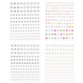 thumbnail image 1 of 4 Sheets Self Adhesive Face Gems Jewels Rhinestone Pearl Stickers DIY Nail Art Stickers, 1 of 8