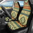 thumbnail image 2 of ZIATUBLE Aztec Ethnic Car Seat Covers for Women Easy to Install Front Seat Covers for Cars 2 Pcs Auto Interior Seat Protector Universal Fit Cars Sedan SUV Car Decoration Accessories, 2 of 7