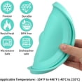 thumbnail image 3 of shiyou-Replacement Lids for Pyrex 7201-PC 4 Cup, Silicone Round Storage Cover Lid for Anchor Hocking Glass Bowl 2 Pack Turquoise, 3 of 4