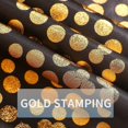 thumbnail image 3 of 4 Pack Black and Gold Tablecloth for Rectangle 54" x 108", 3 of 5