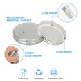 thumbnail image 3 of Unique Bargains 20 Pack Metal Mason Jar Lids Wide Mouth Mason Canning Jars Top Food Storage Caps Silver Tone, 3 of 7