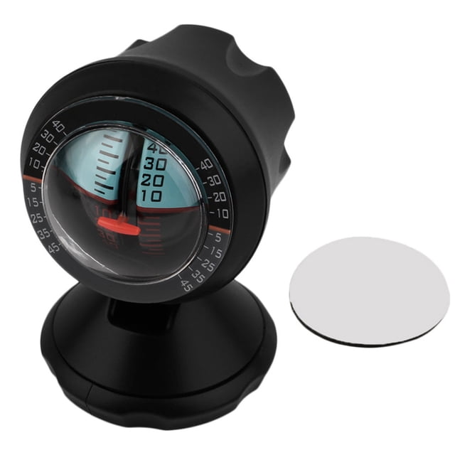 Bangcool Car Inclinometer 360° Rotation Gradient Balancer Slope Tilt Indicator for Self-driving Traveling
