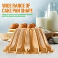 thumbnail image 4 of Spring Water Fluted Bundt Cake Pan, Extra Thick & Non-Stick Aluminum Bakeware W/ 2 Layers, 4 of 7