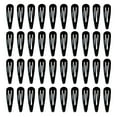 thumbnail image 1 of Paquete de 40 pasadores negros CHAO para mujer con broches de metal, 1 of 1