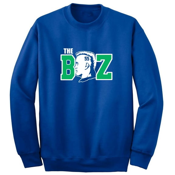 BLUE Seahawks Brian Bosworth The Boz Crew Neck Sweatshirt ADULT