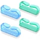 thumbnail image 1 of Larbois Mango Grip Cepillo de uñas Mano Cepillo de uñas Limpiador Kit de fregado Pedicura para dedos de los pies y uñas Hombres Mujeres (paquete de 4), 1 of 5