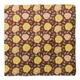 thumbnail image 4 of Bimba Bandanas pour Tête Imprimés en Pure Soie à Feuilles de Hêtre Rouges et Bégonias Floraux Foulard d'Été pour Cou 40 x 80 Pouces, 4 of 6