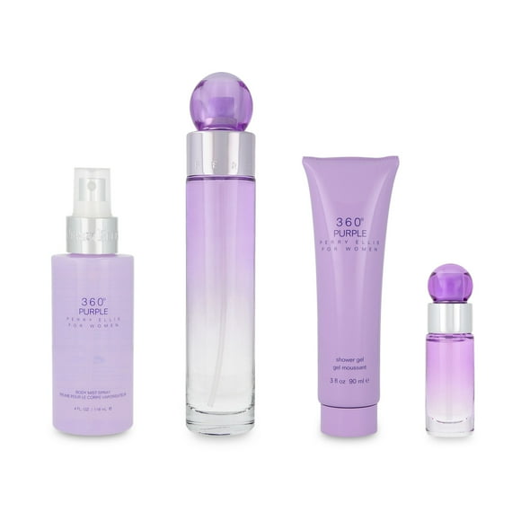 Set 360° Purple 4Pz Perry Ellis Perry Ellis
