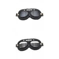 thumbnail image 1 of 2 gafas de moto estilo piloto para medio casco, bicicleta, scooter, ATV claro y gris, 1 of 9
