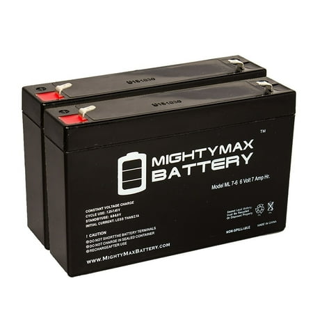 6V 7Ah Battery for 12V Maserati Style Ride On - 2 (Best 6v Golf Cart Battery)
