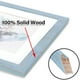 thumbnail image 2 of Marco de fotos KAIWIN azul 11x14 para fotos de 8x10 de madera maciza, 2 of 7
