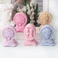 thumbnail image 6 of lanema Easy Demold Silicone Mold Embossed Girl/Married Couple Shaped Mould for Candle Aromatherapy Mould Jewelry Making Tool, 6 of 15