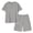 Khaki, variant on yillto Mens Pajamas Set Big and Tall Lightweight Summer Pjs Sleepwear Soft Comfy Short Sleeve Loungewear Shorts