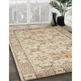 thumbnail image 3 of Ahgly Company Machine Washable Indoor Rectangle Traditional Brown Area Rugs, 2' x 4', 3 of 7