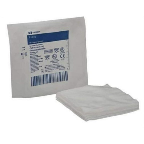 Curity All Purpose Sterile Non Woven Sponge 4" X 4", 4 Ply