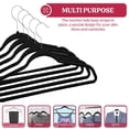 thumbnail image 6 of Velvet Hangers Flocked Clothes Heavy Duty Premium Non-Slip Hangers (30/50 Pack), 6 of 9