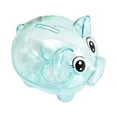 thumbnail image 1 of Alcancía de cerdo, regalo, ahorro de dinero, bote de almacenamiento, adorno de escritorio, decoración, cerdo Azul, 1 of 9