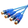 thumbnail image 4 of 4-Channel RCA Audio Anti - Interference Kill Hum Engine Universal Blue, 4 of 8