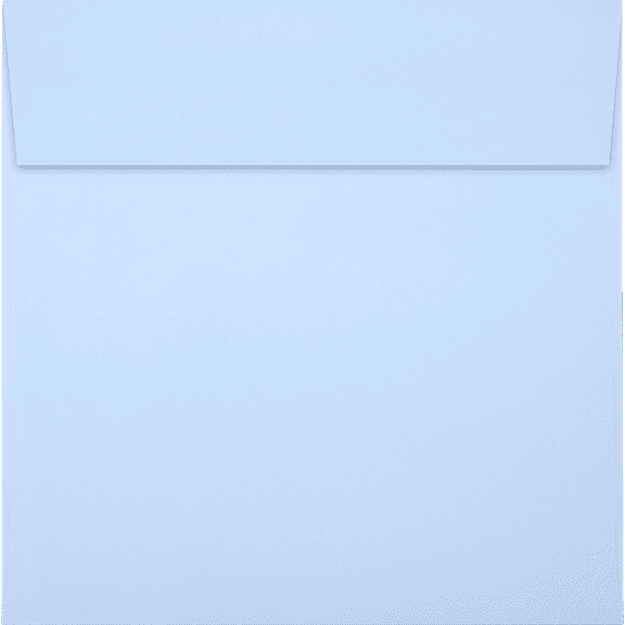 LUX Paper Square Invitation Peel & Press Envelopes, 6 1/2 x 6 1/2, Baby Blue, 50 Pack