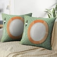 thumbnail image 3 of LALILO Throw Pillow Covers Retro Polka Dot Dot Polka Clean Dining Cushion Cover 18" x 18", 2 Pack, 3 of 6