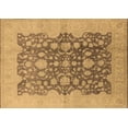 thumbnail image 1 of Ahgly Company Indoor Rectangle Oriental Brown Traditional Area Rugs, 2' x 4', 1 of 4