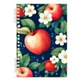 thumbnail image 7 of FORMRS 1-Subject Spiral Notebook 8" x 5" College Ruled 60 Refillable Sheet A5 Hard Cover, 2 Pack, Blue Apple Pattern, 7 of 7