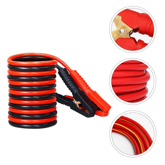 OUNONA Car Emergency Battery Transfer Cable with Assorted Color Wires for Cars, Trucks, SUVs and More