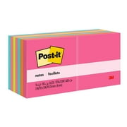 Post-it Notes, 3 in x 3 in, Poptomistic Collection, 14 Pads