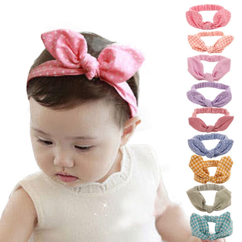 Free size/9Pcs)Bowknot Headbands for Baby Girls, Coxeer Elastic Hair Bands Cute Hair Bows Cloth Hair Accessories for Infants Kids Toddlers Children - Free size/9Pcs)Bowknot Headbands for Baby Girls, Coxeer Elastic Hair Bands Cute Hair Bows Cloth Hair Accessories for Infants Kids Toddlers Children -