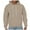 #017 Camel, variant on HaHaHappy Men's Fashion Hoodie Oversized Soft Long Sleeve Solid Color Hooded Sweatshirts with Kangaroo Pocket Hoodies Pullover Dark Green L
