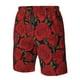 thumbnail image 4 of Fotbe Rose Flowers Trajes de Baño Estampados para Hombre, Shorts de Verano de Secado Rápido, Ropa de Playa, Bañadores-3X-Large, 4 of 6
